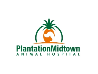 Plantation Midtown Animal Hospital logo design by gipanuhotko