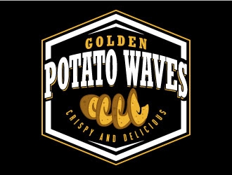 Golden Potato Waves logo design by daywalker