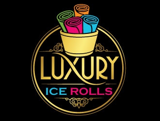 LUXURY ICE ROLLS logo design by REDCROW