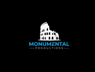 Monumental Productions logo design by Eliben