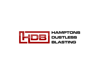 Hamptons Dustless Blasting logo design by .::ngamaz::.