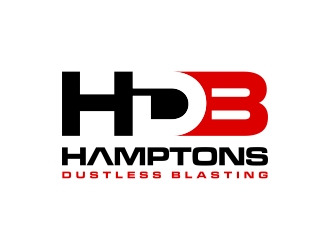 Hamptons Dustless Blasting logo design by excelentlogo