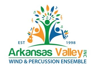 Arkansas Valley Wind & Percussion Ensemble, Inc. logo design by shere