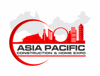 Asia Pacific Construction & Home Expo logo design by mutafailan