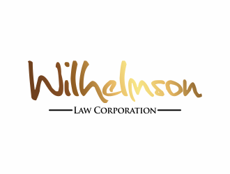 Wilhelmson Law Corporation logo design by ROSHTEIN
