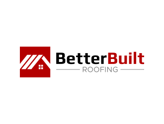 Better Built Roofing logo design by lexipej