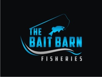 the bait barn fisheries logo design by bricton
