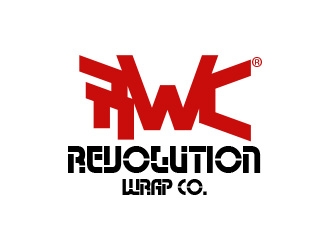 Revolution Wrap Co. logo design by Manolo