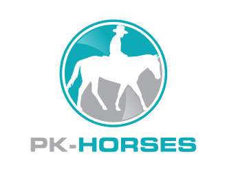 pk-horses logo design by Girly