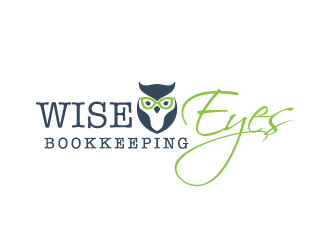 Wise Eyes Bookkeeping logo design by shadowfax