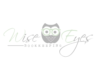 Wise Eyes Bookkeeping logo design by shravya