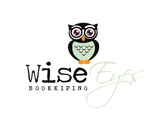Wise Eyes Bookkeeping logo design by shravya