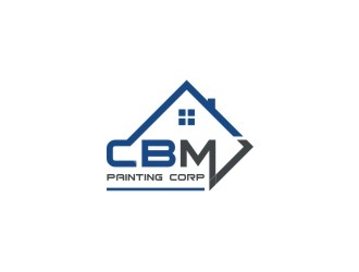 CBM Painting Corp. logo design by bricton
