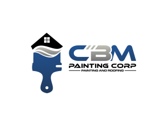CBM Painting Corp. logo design by RIANW