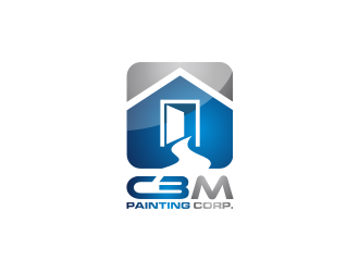 CBM Painting Corp. logo design by .::ngamaz::.