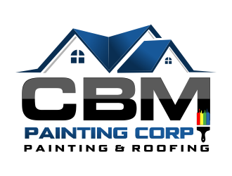 CBM Painting Corp. logo design by aldesign