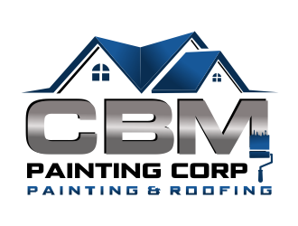 CBM Painting Corp. logo design by aldesign