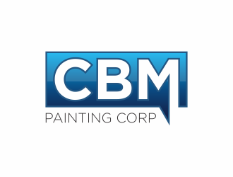 CBM Painting Corp. logo design by haidar
