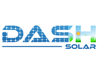 Dash Solar logo design by aldesign