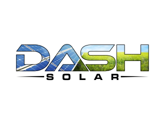 Dash Solar logo design by evdesign