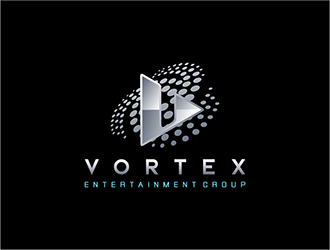 Vortex Entertainment Group (Vortex E.G.) logo design by hole