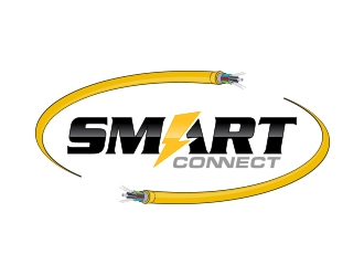 Smart Connect logo design by MarkindDesign