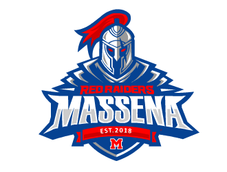 Massena Red Raiders logo design by fontstyle