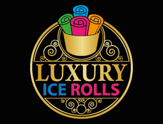 LUXURY ICE ROLLS logo design by fastsev