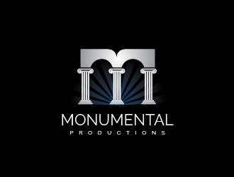 Monumental Productions logo design by usef44