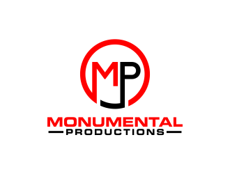 Monumental Productions logo design by akhi