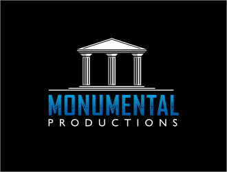 Monumental Productions logo design by catalin