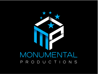 Monumental Productions logo design by Girly