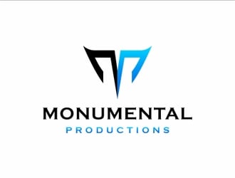 Monumental Productions logo design by Abril