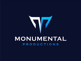 Monumental Productions logo design by Abril