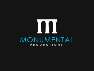Monumental Productions logo design by BeDesign