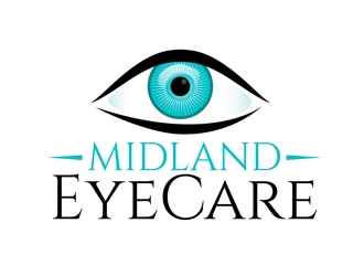 MIDLAND EYECARE logo design by DreamLogoDesign