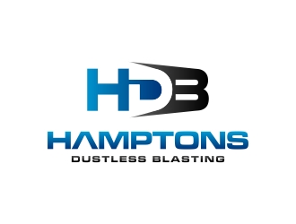 Hamptons Dustless Blasting logo design by excelentlogo