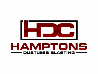 Hamptons Dustless Blasting logo design by mutafailan