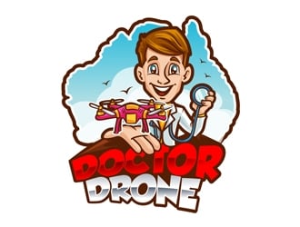 Doctor Drone logo design by DreamLogoDesign