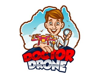 Doctor Drone logo design by DreamLogoDesign