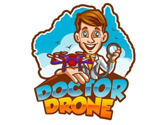 Doctor Drone logo design by DreamLogoDesign