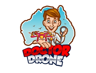 Doctor Drone logo design by DreamLogoDesign