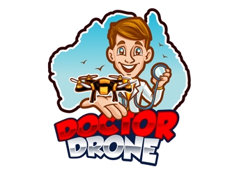 Doctor Drone logo design by DreamLogoDesign