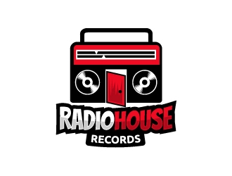RadioHouse Records logo design by Alex7390