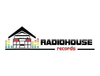 RadioHouse Records logo design by 6king