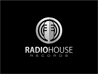 RadioHouse Records logo design by hole