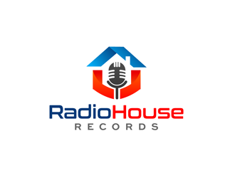 RadioHouse Records logo design by enzidesign