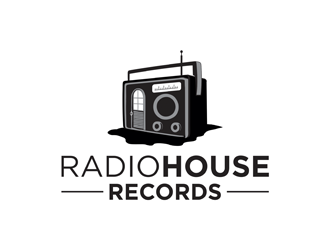 RadioHouse Records logo design by logolady