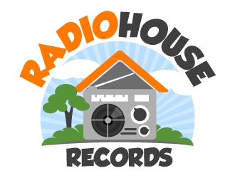 RadioHouse Records logo design by aRBy