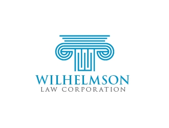 Wilhelmson Law Corporation logo design by eyeglass